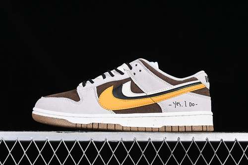 【270】[DO9457-104]-[SB DUNK LOW BROWN/GREY/WHITE/YELLOW]-[WOMAN:35-39]-[MAN:40-46]