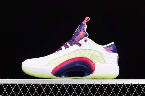 【340】[DJ9805-190]-[LUKA DONCIC X AIR JORDAN 35 LOW COSMIC DECEPTION WHITE/PURPLE/IRIDISCENT]