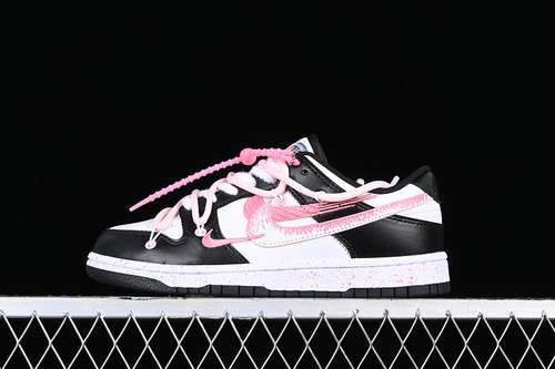 【330】[FD4623-131]-[DUNK LOW MULTI COLOR WHITE/BLACK/PINK]-[WOMAN:36-41]