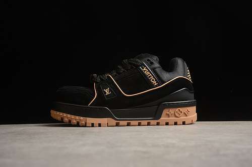 【660】[TRAINER MAXI BLACK/BROWN]-[MAN:39-45]