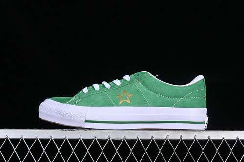 【250】[A06645C]-[CONVERSE ONE STAR PRO WHITE/GREEN]-[WOMAN:35-39]-[MAN:40-44]