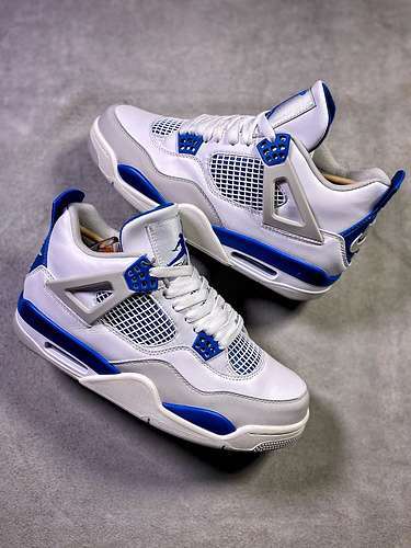 【520】[[308497-105]-[AIR JORDAN 4 RETRO MILITARY BLUE 2012 WHITE/MILITARY BLUE-NTRL GREY]-[MAN:40-46]