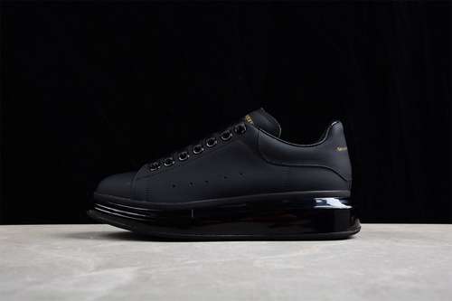 【580】[ALE*XANDER MCQUEEN AIR CUSHION SNEAKERS BLACK/BLACK/BLACK]-[WOMAN:35-39]-[MAN:40-44]