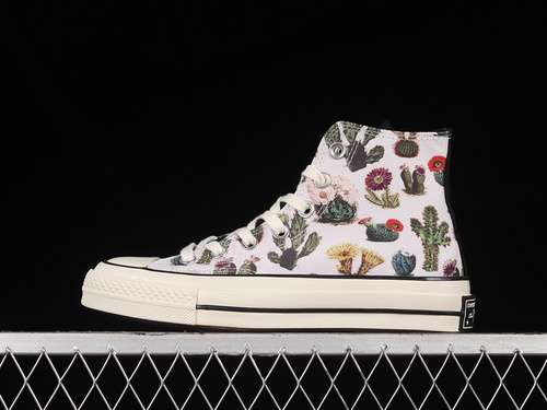 【220】[A00653C]-[CHUCK TAYLOR ALL-STAR 70S HIGH SUCCULENTS WHITE/GREEN/EGRET]-[UNISEX:35.5-44]