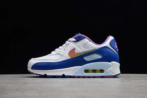 【300】[CT3623-100]-[ORIGINAL QUALITY AIR MAX 90 EASTER BLUE WHITE/WASHED CORAL-HYPER BLUE]