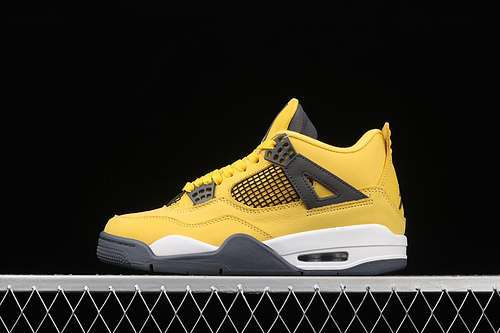 【620】[CT8527-700]-[AIR JORDAN 4 RETRO LIGHTNING 2021 TOUR YELLOW/DARK BLUE GREY/WHITE]-[MAN:40-47.5]