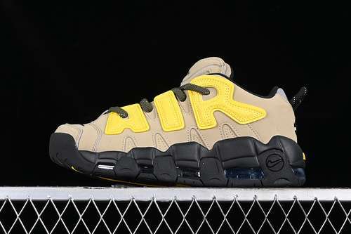 【320】[FB1299-200]-[AMBUSH AIR MORE UPTEMPO LOW BLACK/YELLOW/BROWN]-[WOMAN:36-39]-[MAN:40-45]