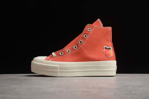 【240】[A03175C]-[CHUCK TAYLOR ALL STAR HIGH LIFT PLATFORM PEACHES ORANGE/EGRET]-[WOMAN:35-40]