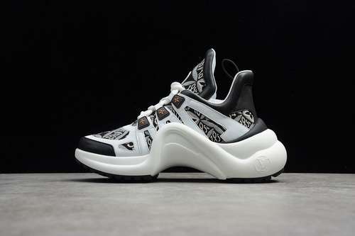 【450】[L*V ARCHLIGHT SNEAKERS WHITE/WHITE/BLACK]-[WOMAN:35-40]