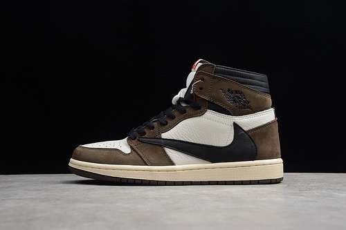 [CD4487-100]-[ST AIR JORDAN 1 HIGH OG TS SP SAIL/BLACK-DARK MOCHA-UNIVERSITY RED][MAN:40-46][1.3-240