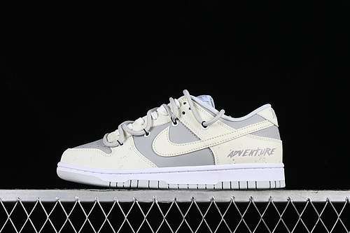【340】[HF0730-160]-[DUNK LOW SB RETRO WHITE/GREY/BEIGE]-[WOMAN:36-39]-[MAN:40-46]