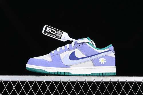 【260】[DO9457-144]-[SB DUNK LOW 85 WHITE/PURPLE/GREY/GREEN]-[WOMAN:36-40]