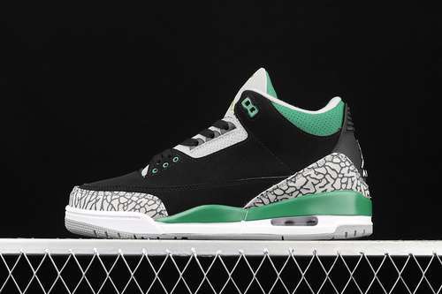 【320】[CT8532-030]-[AIR JORDAN 3 BLACK/PINE GREEN-CEMENT GREY-WHITE]-[WOMAN:36-39]-[MAN:40-46]