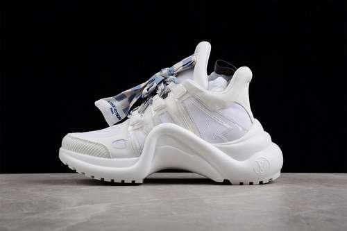 【530】[L*V ARCHLIGHT SNEAKERS WHITE/BLUE/WHITE]-[WOMAN:35-40]