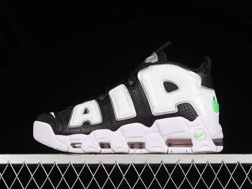 【350】[DN8008-001]-[AIR MORE UPTEMPO BLACK/METALLIC SILVER/GREEN STRIKE/SUMMIT WHITE]-[UNISEX:36-46]