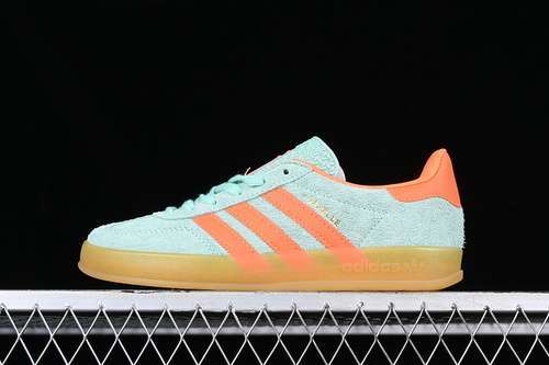 【230】[HQ8714]-[ADIDAS GAZELLE INDOOR PULSE MINT/SOLAR ORANGE/GUM THREE]-[WOMAN:36-39]-[MAN:40-45]