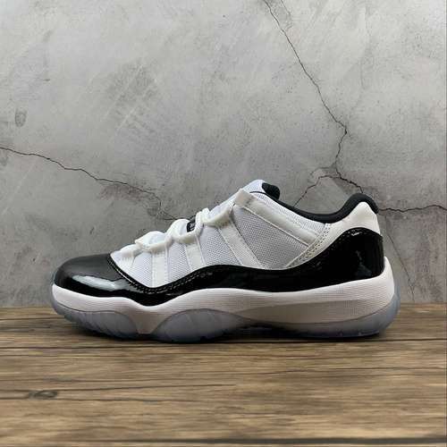 【430】[528895-153]-[AIR JORDAN 11 RETRO LOW CONCORD WHITE/WHITE/BLACK]-[MAN:40-47.5]