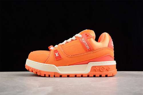 【680】[L*V TRAINER MAXI WHITE/ORANGE]-[WOMAN:35-39]-[MAN:40-45]