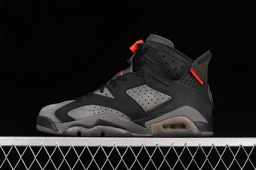 【600】[CK1229-001]-[PARIS SAINT-GERMAIN X AIR JORDAN 6 RETRO IRON GREY/INFRARED 23-BLACK]