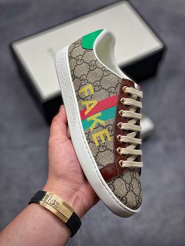 【480】[GU*CCI ACE EMBROIDERED LOW-TOP GREEN/WHITE/GREY]-[WOMAN:35-39]-[MAN:40-44]