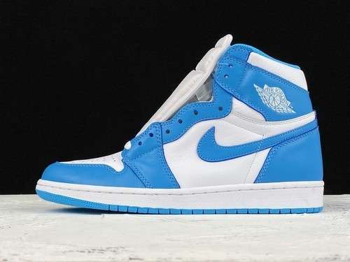 【550】[555088-117]-[ST AIR JORDAN 1 RETRO HIGH OG UNC WHITE/DARK POWDER BLUE]-[MAN:40.5-46]