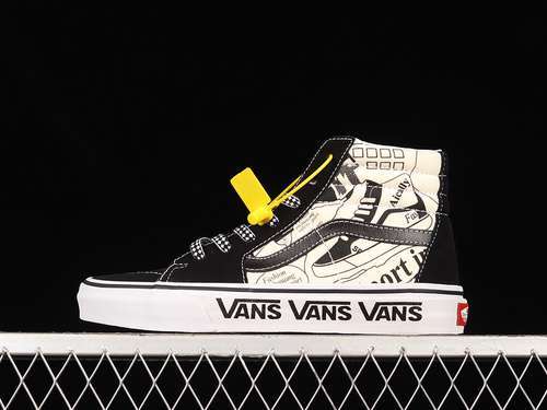 【260】[VN0A7Q5NBA2]-[SK8-HI SHOES COLLAGE BLACK/WHITE/BLACK]-[WOMAN:35-39]-[MAN:40-45]