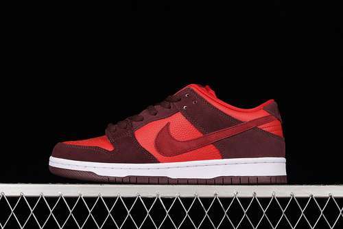 【330】[DM0807-600]-[DUNK LOW &quot;RED VOLCANO&quot; BIG RED/DEEP RED]-[UNISEX:36-46]