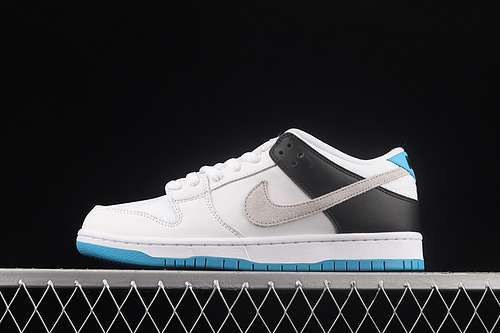【350】[BQ6817-101]-[SB DUNK LOW PRM WHITE/BLACK/LASER BLUE]-[UNSIEX:36-46]