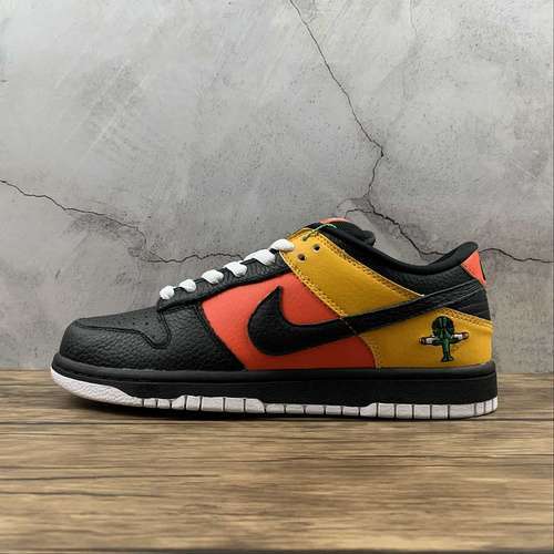 【380】[304292-803]-[DUNK LOW PRO SB RAYGUN ORANGE FLASH/BLACK-BLACK]-[WOMAN:36-39]-[MAN:40-45]