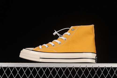 【220】[162063C]-[CHUCK TAYLOR ALL-STAR 70S HIGH SUNFLOWER/BLACK/EGRET]-[WOMAN:35-39.5]-[MAN:40-44]