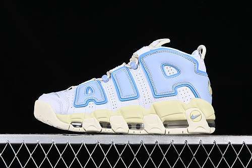 【350】[FD9869-100]-[AIR MORE UPTEMPO 96 QS WHITE/BLUE/YELLOW]-[WOMAN:36-39]-[MAN:40-46]