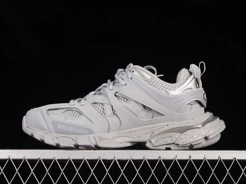【550】[W2RB29001]-[BA*LEN*CIAGA TRACK TESS S.GOMMA SNEAKER LIGHT GREY/LIGHT GREY/BLACK]-[35-46]