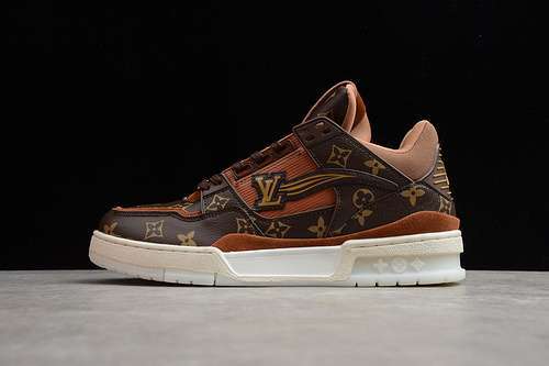 【380】[MS0088-8]-[L*V SHOES BROWN COFFEE/WHITE]-[MAN:40-46]