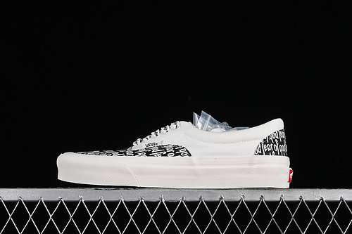 【220】[VN0A3MQ5PZP]-[FEAR OF GOD X VANS ERA 95 REISSUE MARSHMALLOW/BLACK/PRINT]-[UNISEX:35-44]