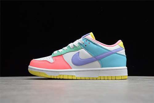 【320】[DD1872-100]-[SB DUNK LOW SE EASTER WHITE/GREEN GLOW/SUNSET PULSE]-[WOMAN:36-39]