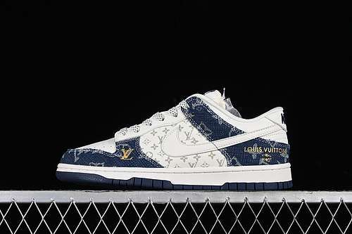 【280】[FC1688-162]-[SB DUNK LOW L*V WHITE/BLUE/GREY/GOLD]-[WOMAN:36-39]-[MAN:40-46]