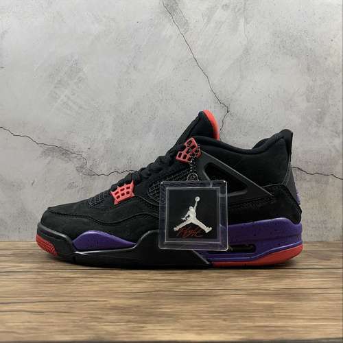 【430】[AQ3816-065]-[AIR JORDAN 4 RETRO NRG RAPTORS BLACK/UNIVERSITY RED-COURT PURPLE]-[MAN:40-47.5]