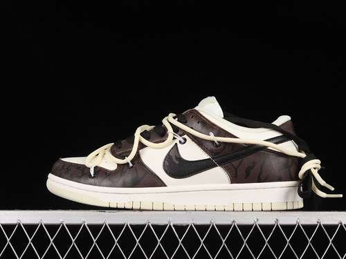 【310】[DJ6188-100]-[DUNK LOW COCONUT MILK WHITE/MOCHA BROWN]-[WOMAN:36-39]-[MAN:40-46]