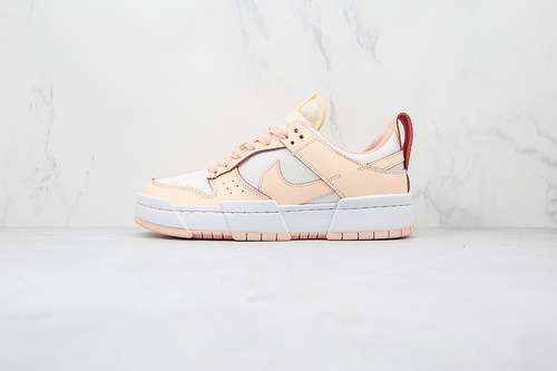 【280】[CK6654-602]-[SB DUNK LOW DISRUPT LIGHT SOFT PINK/PALE CORAL]-[WOMAN:36-40]