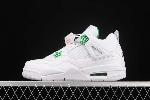 【440】[CT8527-113]-[AIR JORDAN 4 RETRO GREEN METALLIC WHITE/PINE GREEN/METALLIC SILVER]-[MAN:40-46]
