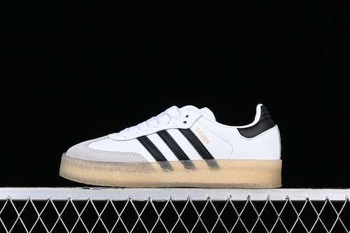 【250】[FW2466]-[KITH X CLARKS X ADIDAS ORIGINALS 8TH STREET SAMBA WHITE/BLACK]-[UNSIEX:35.5-45]