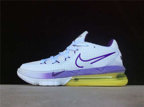 【420】[CD5007-102]-[LEBRON 17 LOW LAKERS HOME WHITE/VOLTAGE PURPLE-DYNAMIC YELLOW]-[MAN:40-46]