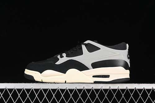 【400】[FQ7939-006]-[AIR JORDAN 4 REMASTERED BLACK/SAIL/COCONUT MILK/GYM RED]-[UNISEX:36-47.5]