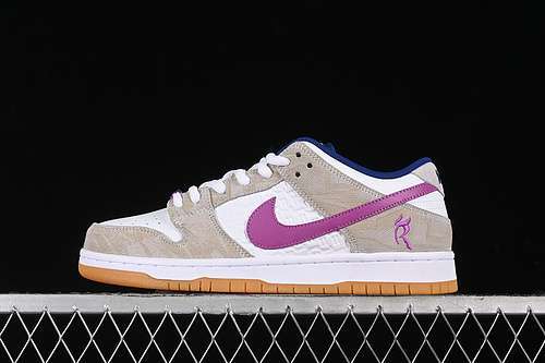 【300】[FZ5251-001]-[RAYSSA LEAL SB DUNK LOW PURE PLATINUM/DEEP ROYAL BLUE/VIVID PURPLE/WHITE/YELLOW]