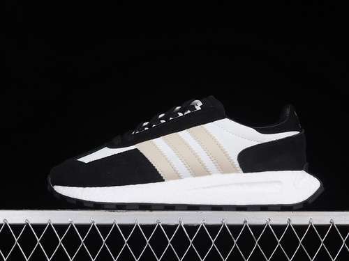 【280】[IE1937]-[RETROPY E5 SHOES CORE BLACK/CLOUD WHITE/LIGHT KHAKI]-[WOMAN:36-39]-[MAN:40-45]