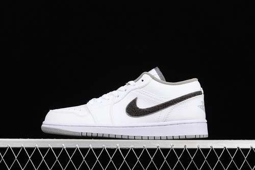 【300】[338145-103]-[AIR JORDAN 1 PHAT LOW WHITE/WHITE/SHADOW GREY]-[WOMAN:36-39]-[MAN:40-46]