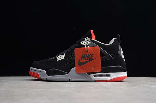 [84-82-93][308497-060]-[AIR JORDAN 4 RETRO BRED 2019 RELEASE BLACK/FIRE RED-CEMENT GREY]-[MAN:40-46]