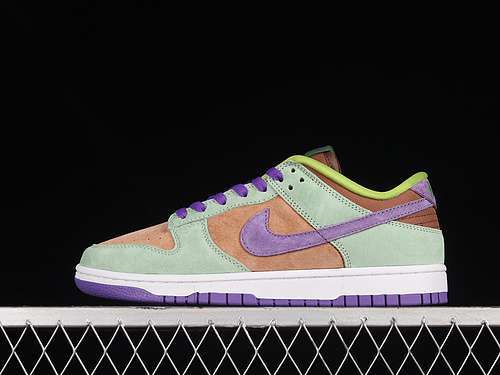 【300】[DA1469-200]-[SB DUNK LOW VENEER/AUTUMN GREEN/DEEP PURPLE]-[WOMAN:35-39]-[MAN:40-47.5]