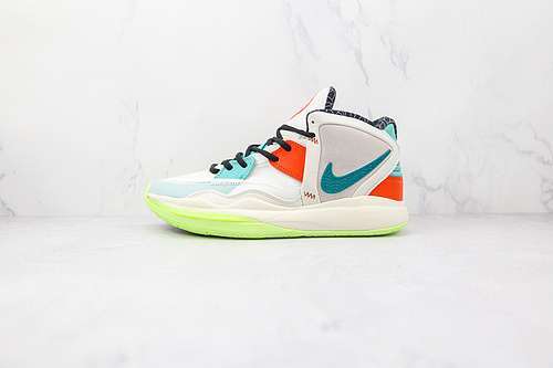 【350】[DH5384-001]-[KYRIE LOW 8 EP WHITE/ORRANGE/GREEN]-[MAN:40-46]