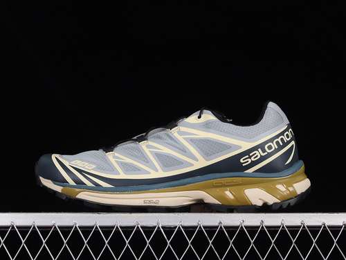 【450】[SALOMON XT-6 BLEACHED SAND CUMIN LIGHT GREY/BLACK/OFF WHITE]-[MAN:40-44.5]